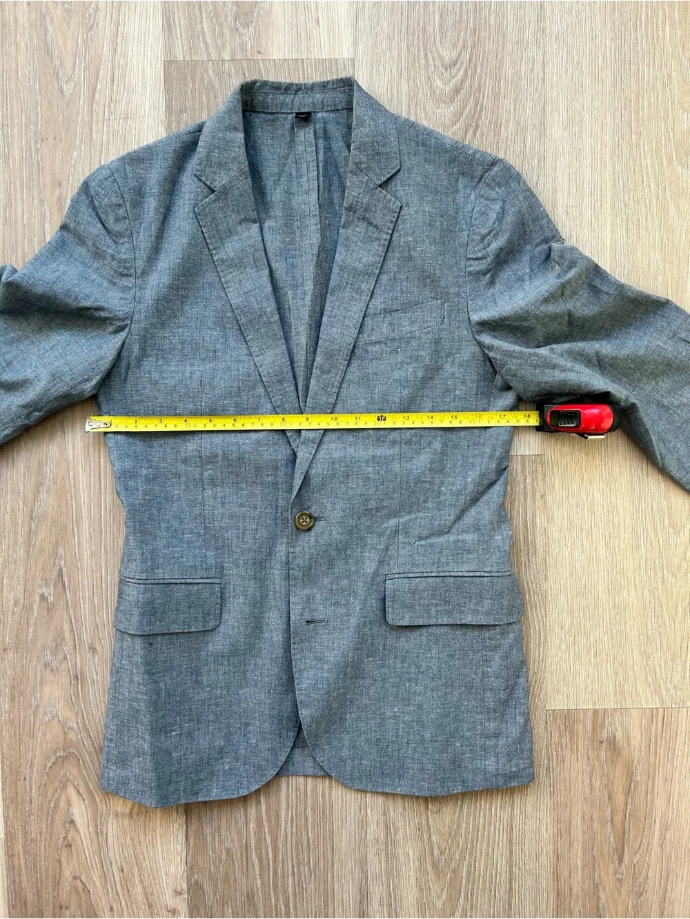 J.Crew Ludlow Slim Fit 2-Piece Unstructured Chambray Cotton Suit